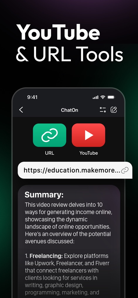 ChatOn AI - Chat Bot Assistant - Análisis de Contenido Web