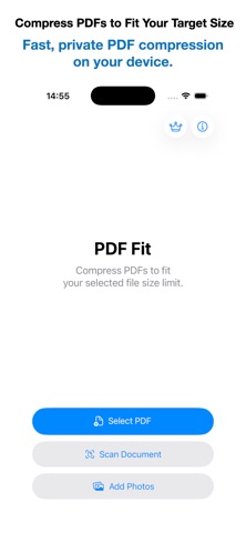 PDF Fit: Compress PDFs Screenshot 1 of 5