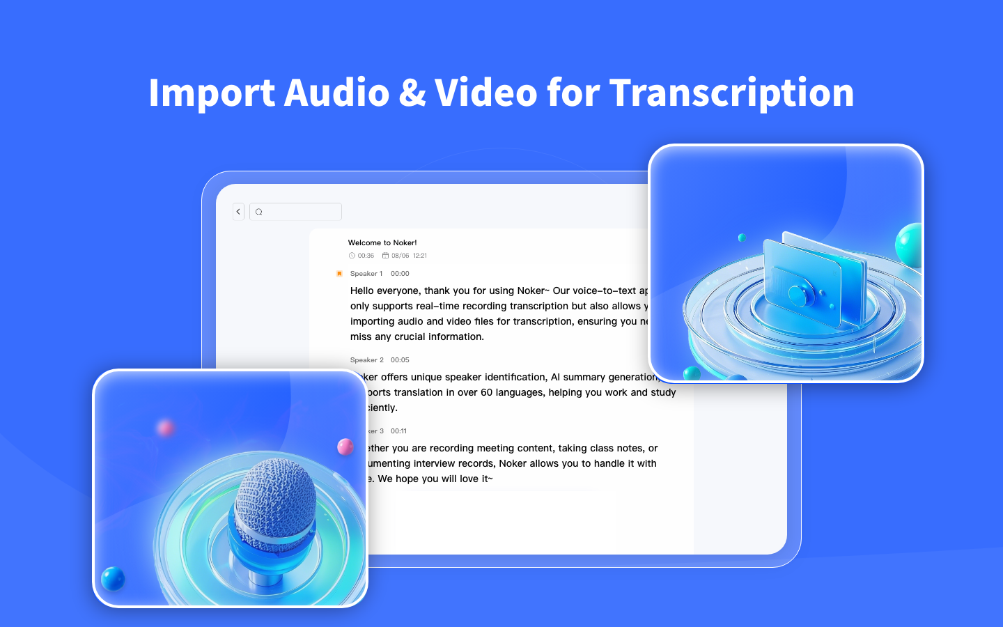 Noker Transcribe Voice to Text