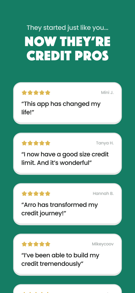 Arro: Build & Grow Credit screenshot 4