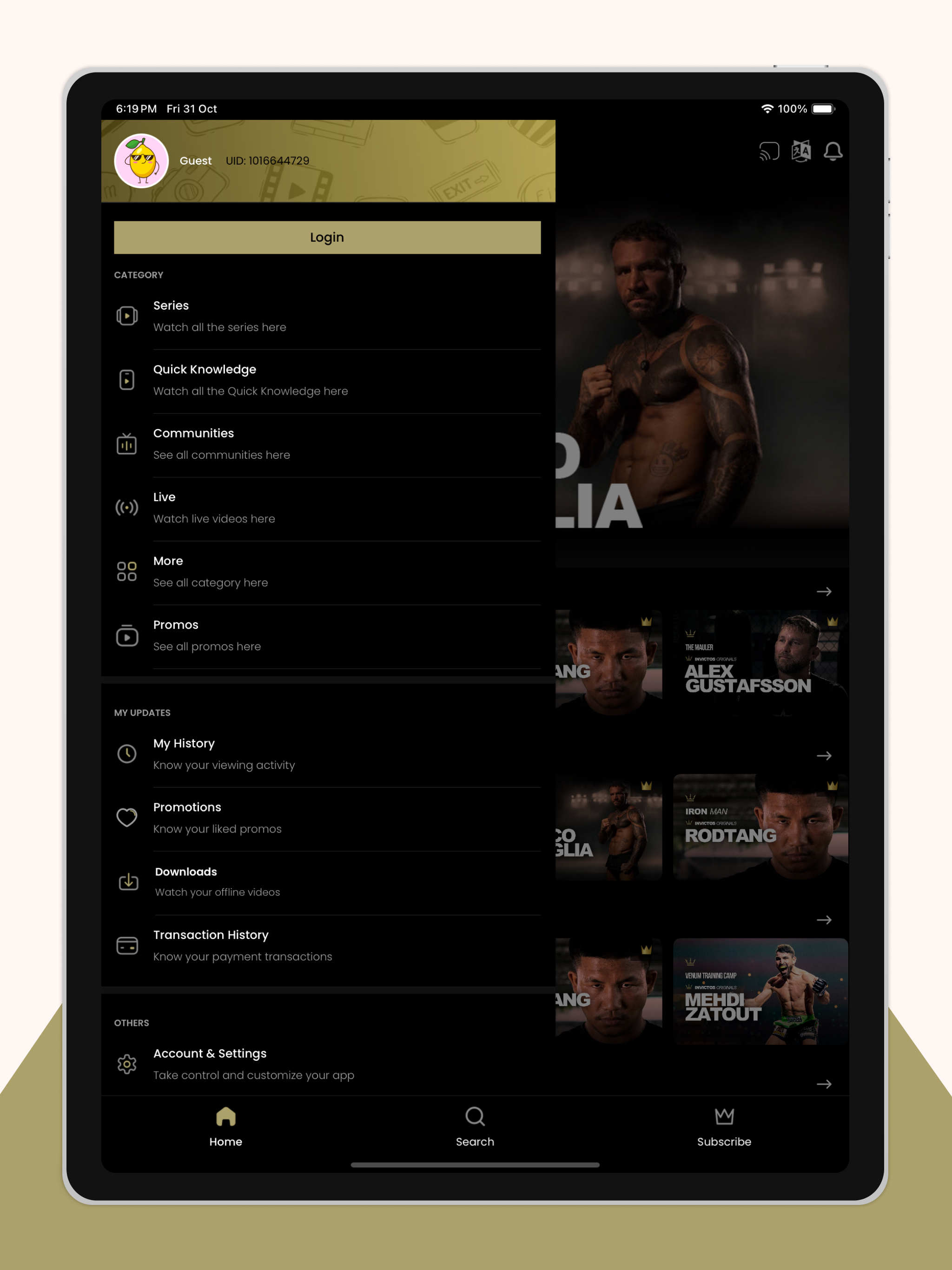 INVICTOS Platform