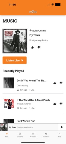 103.9 The Maverick iPhone screenshot