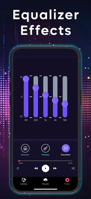 Bass Booster - Audio Equalizer screenshot 1