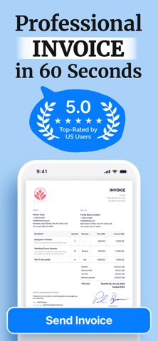 InvoPlex: Simple Invoice Maker iPhone screenshot