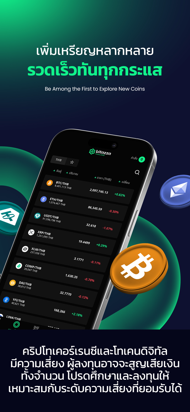 Bitazza TH: Crypto Wallet screenshot 2