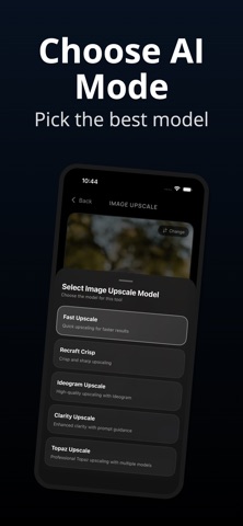 Upscale Pro iPhone screenshot