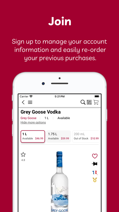 City Sliquors iPhone screenshot 4 - Shopping app