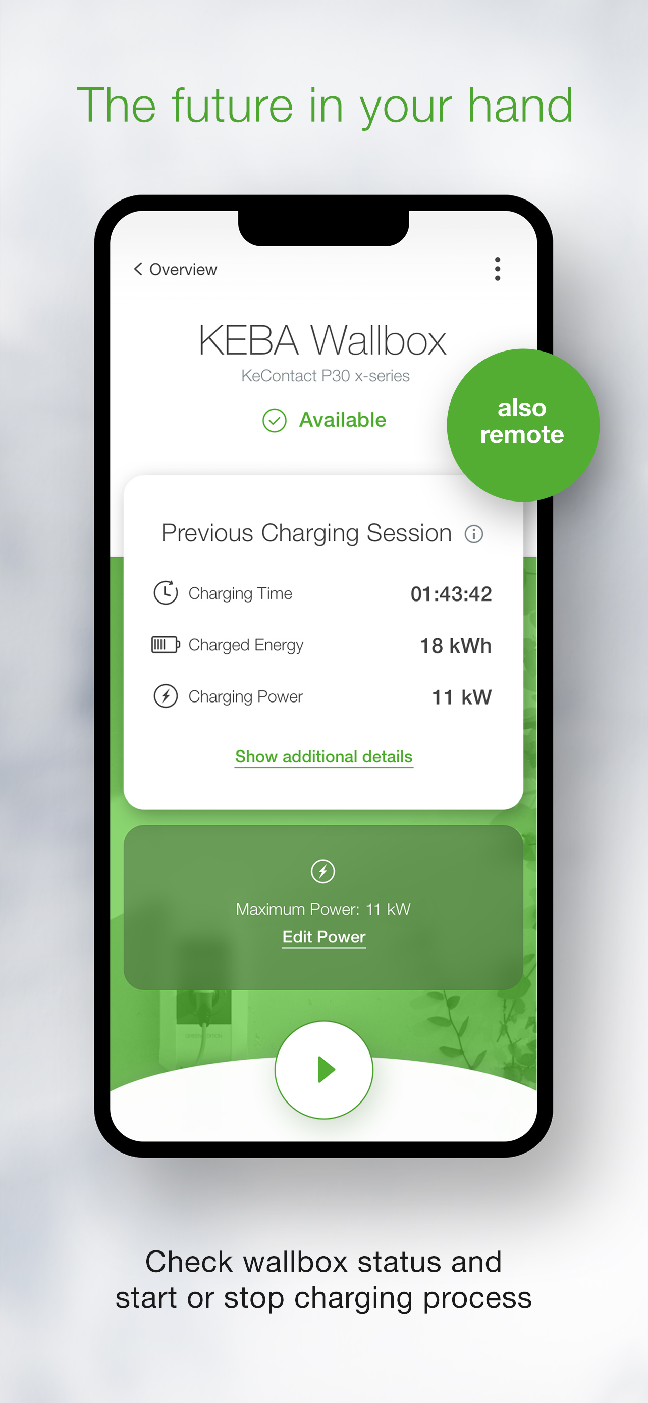 KEBA eMobility App