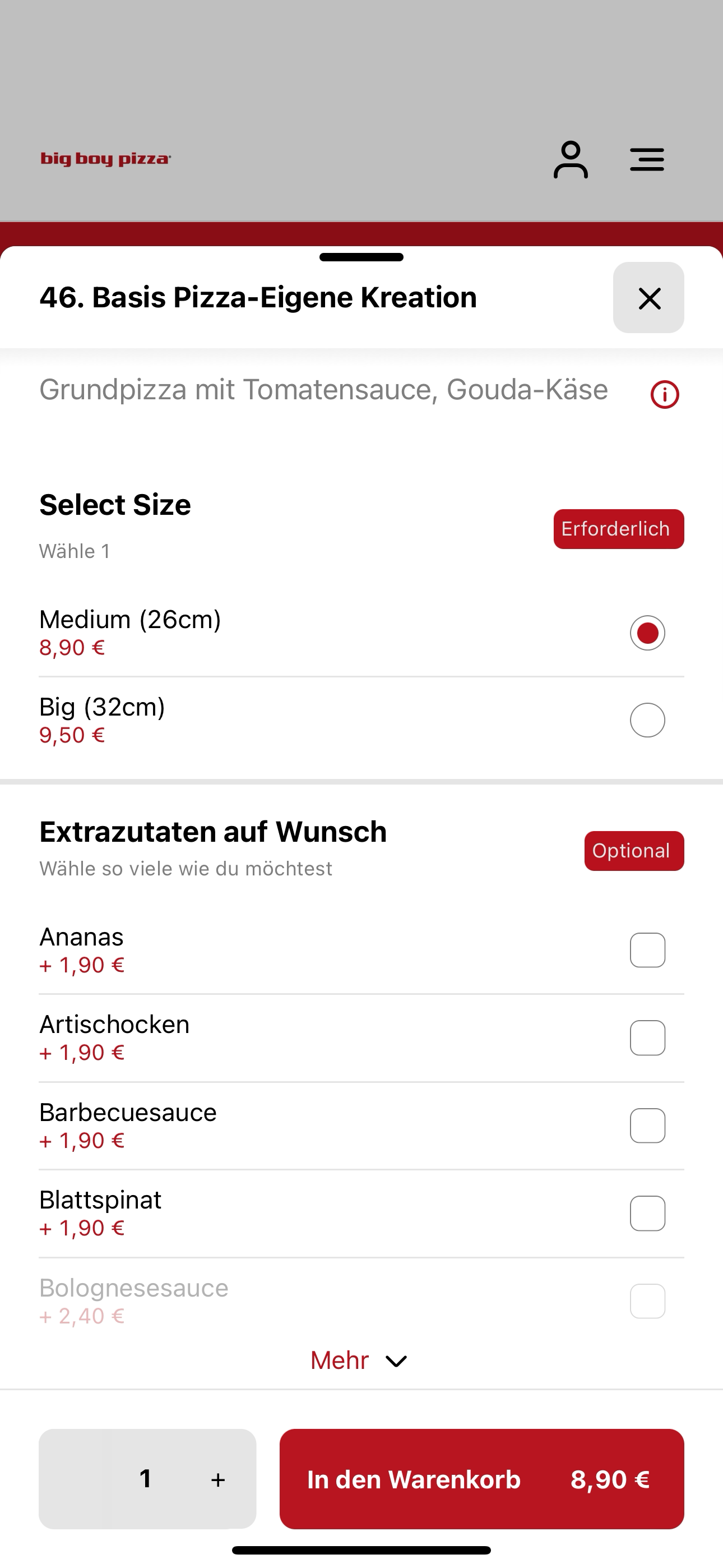Big Boy Pizza Troisdorf DE