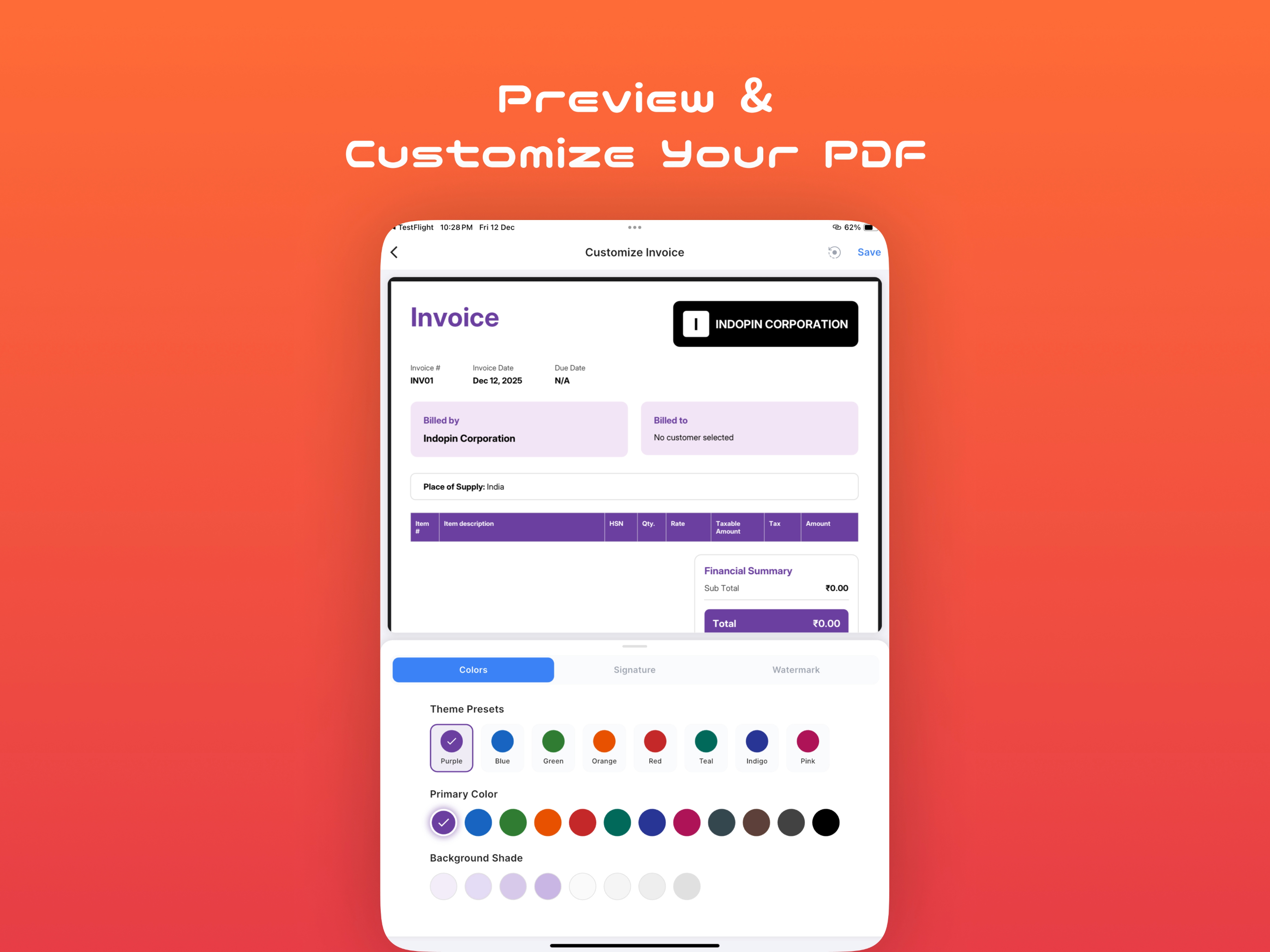 Invoice & Quotation Generator screenshot 10