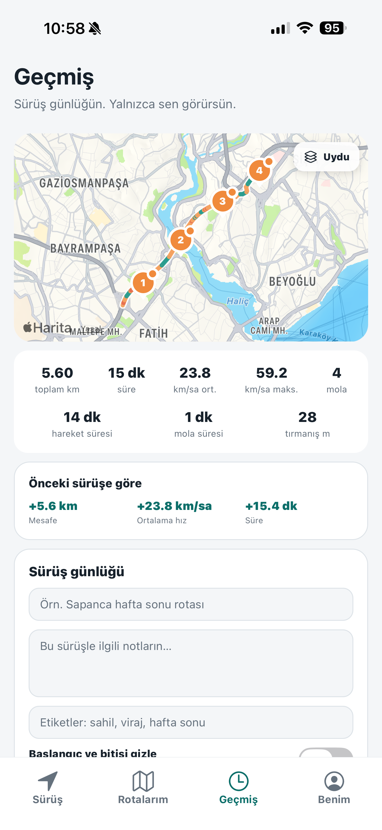 Drive Ride: GPS & Routes screenshot 3