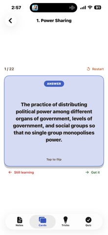 CBSE Social Science iPhone screenshot