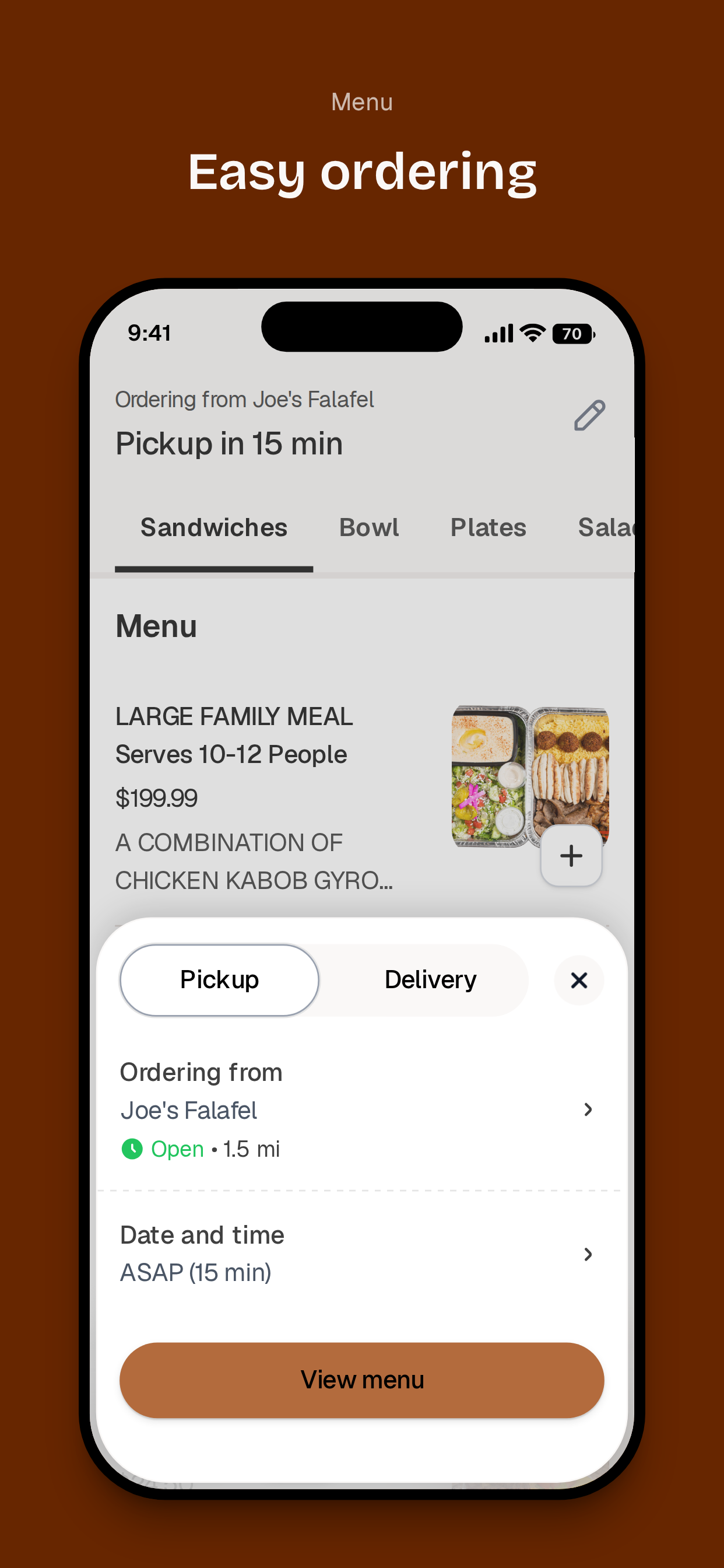 Joe's Falafel screenshot 3