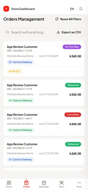 Villa Eats Store screenshot 1