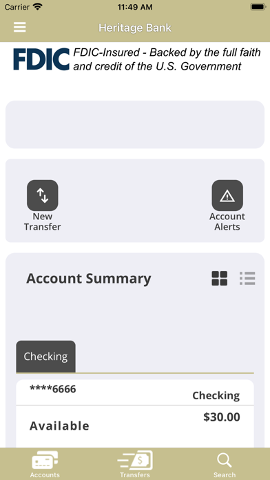Heritage Bank Topeka KS Screenshot