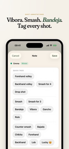 PadelRatio · Track your padel iPhone screenshot