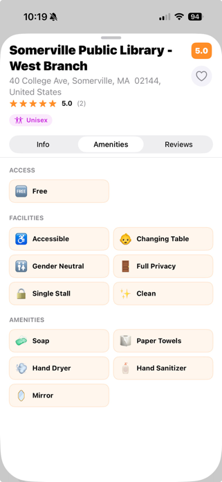 PP Bathroom Finder Screenshot 5 of 7