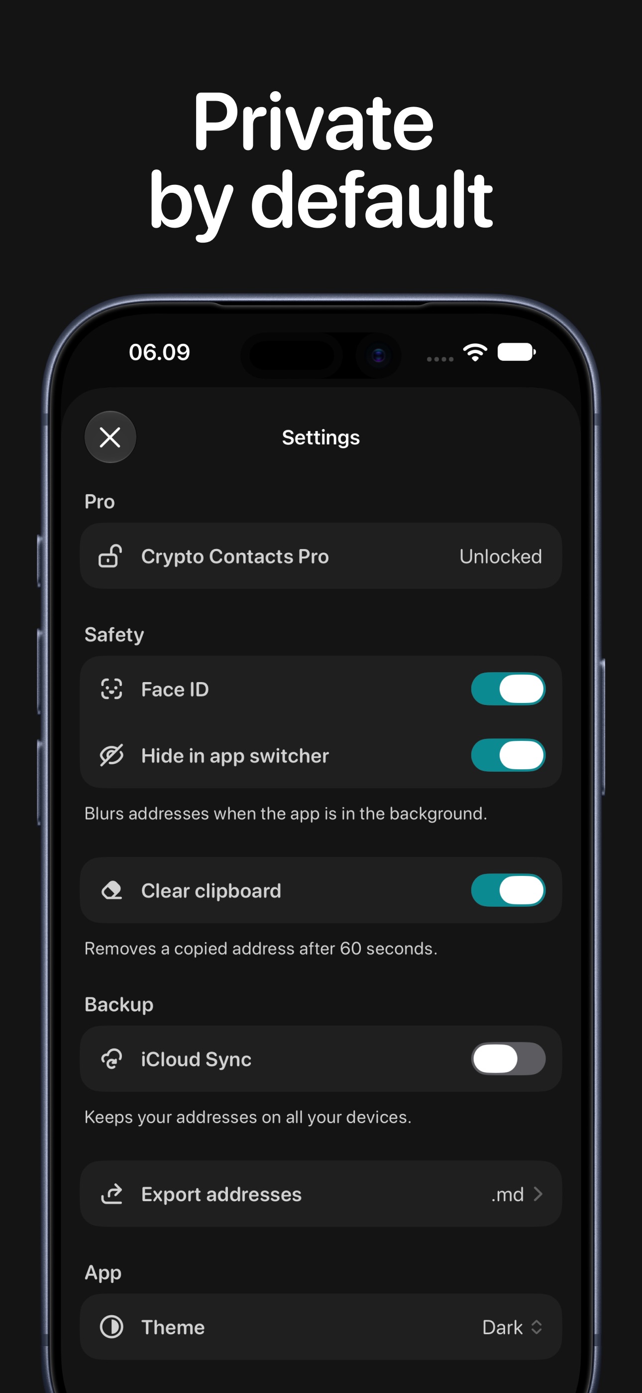 Screenshot 5 of Crypto Contacts: Address Book