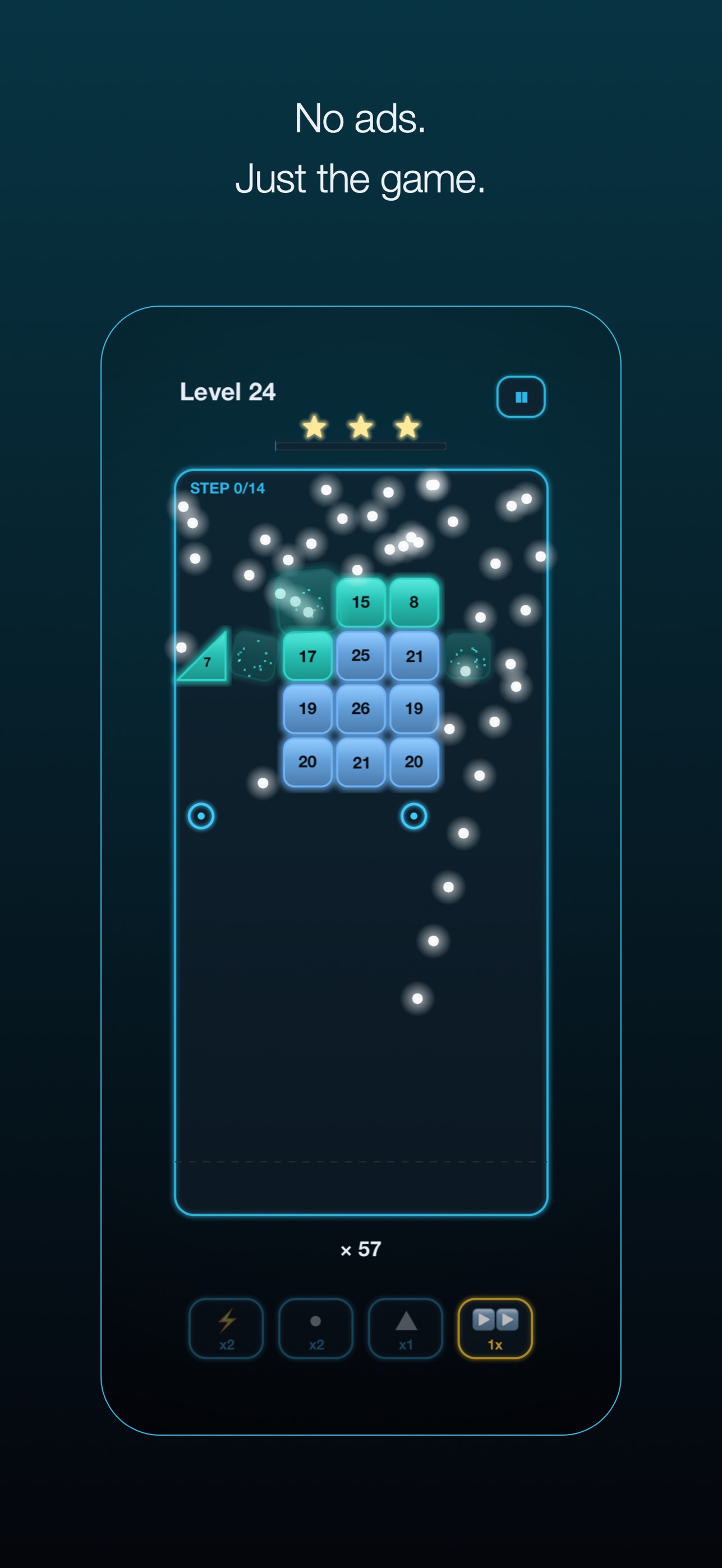 Screenshot 1 of Brick Breaker – No Ads