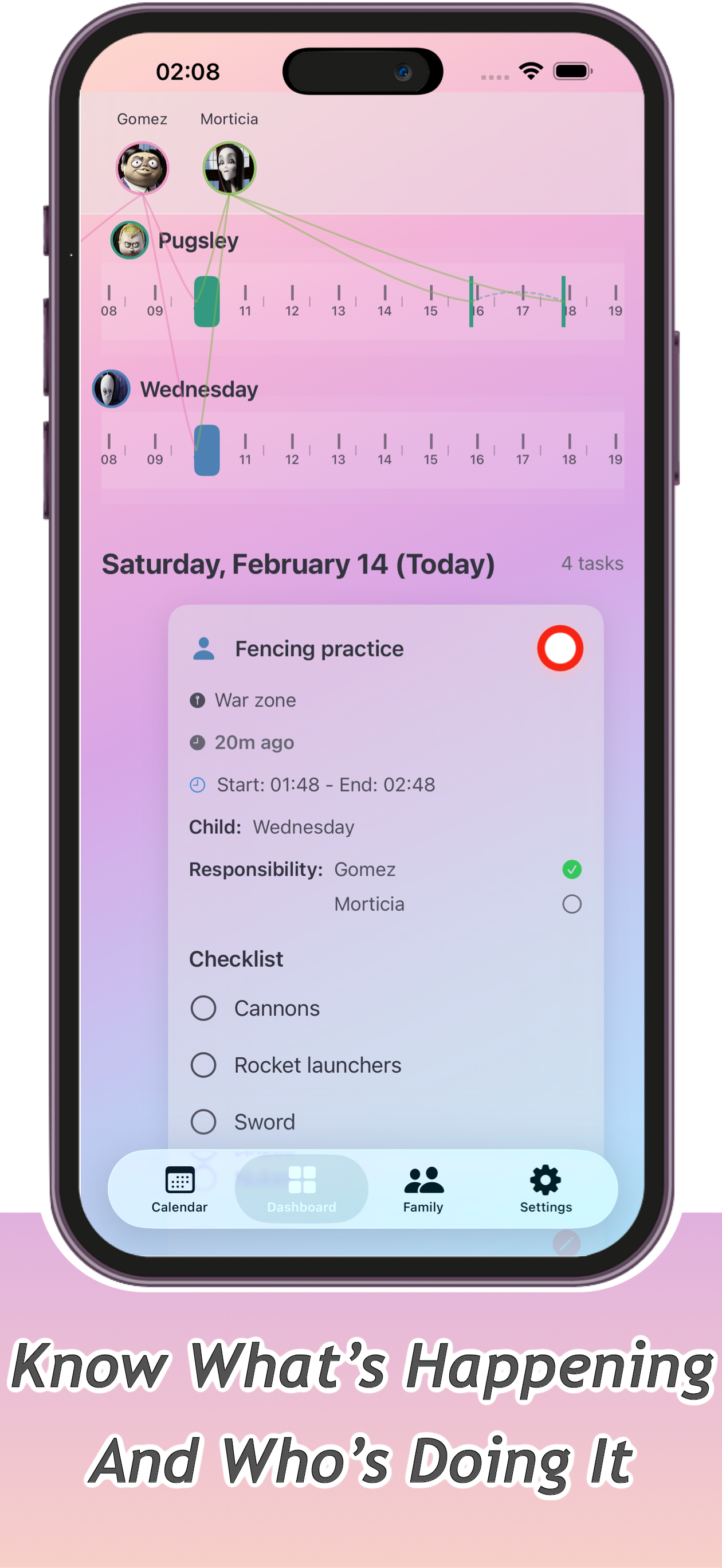 Handled : Family Calendar screenshot 3