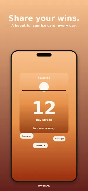 Daybreak: Own Your Morning screenshot 1