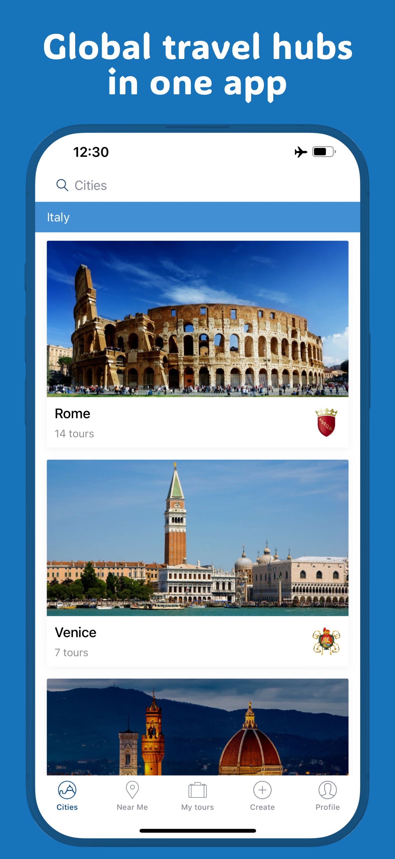 City audio guide AZBO & maps