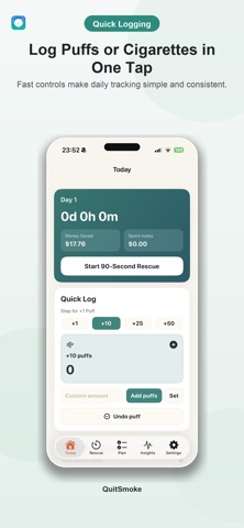 QuitSmoke: Quit Smoking & Vape screenshot