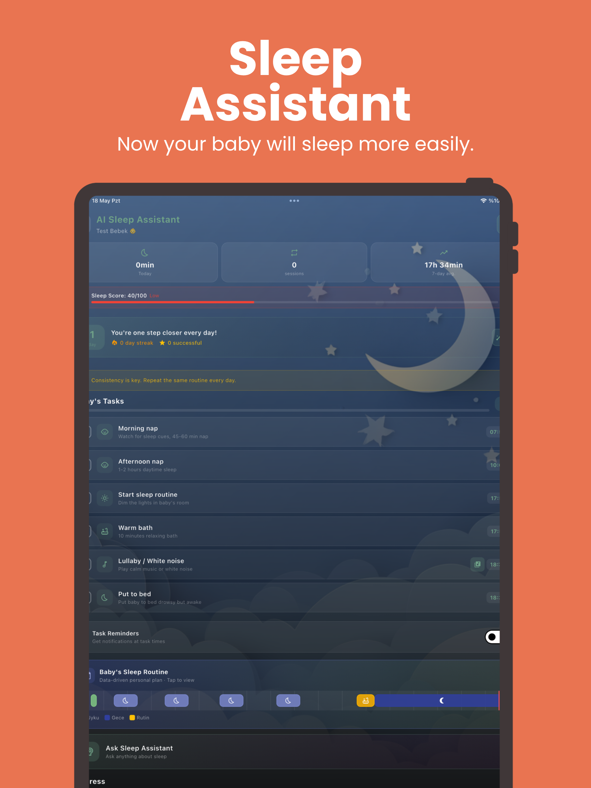 BabyApp: Newborn Sleep Tracker