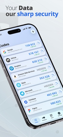 QuickOTP Authenticator Passkey iPhone screenshot