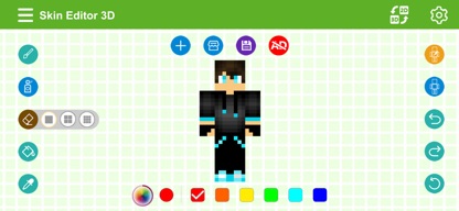 Skin Editor 3D screenshot 3