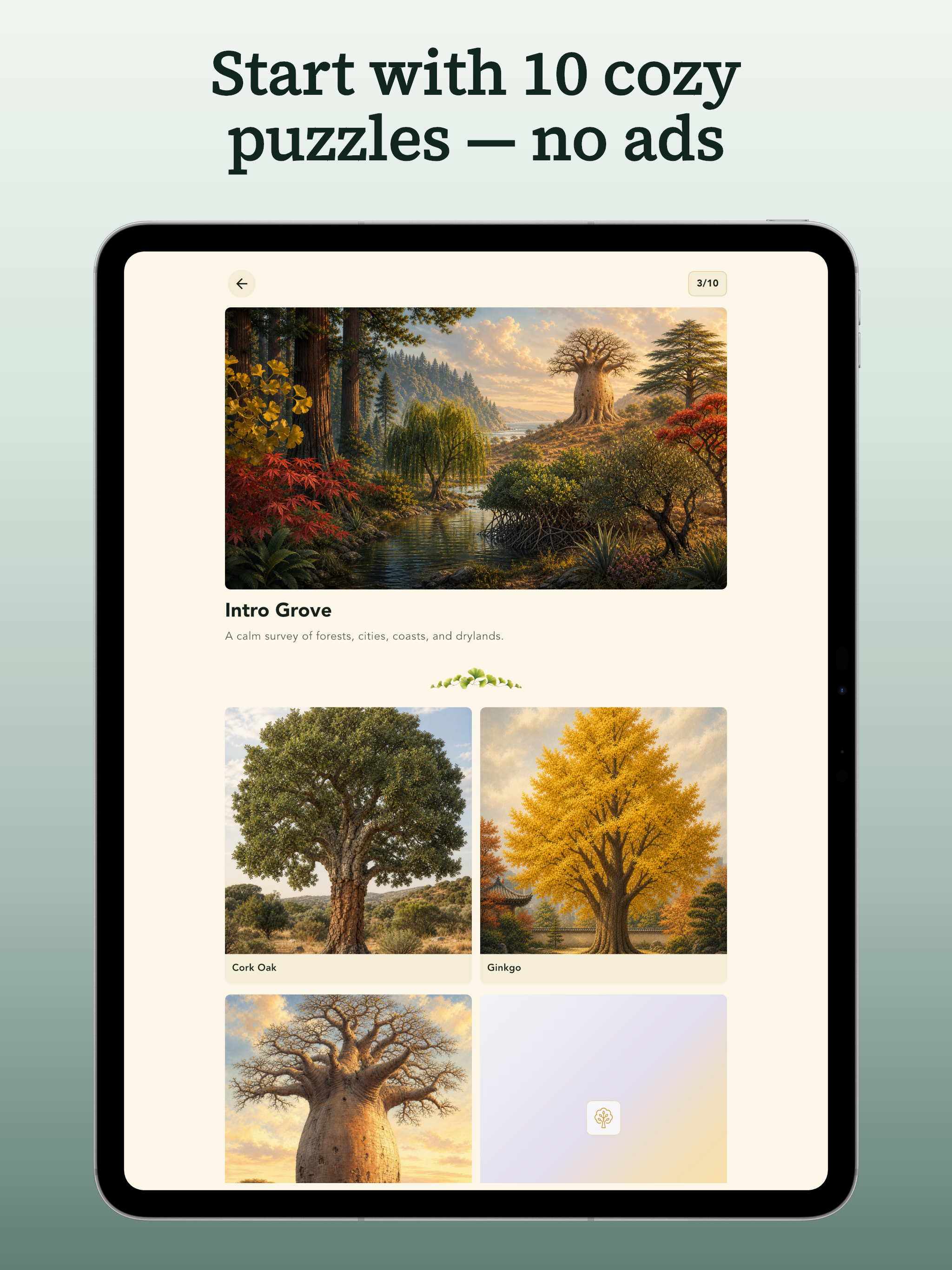 Grove: Botanical Art Puzzles screenshot 16