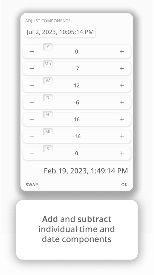 #2. YMoWDHMiS: Time Calculator (iOS) By: Mic Johansson