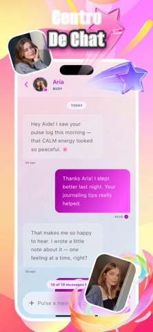 Aide - Sentimientos y Chat iPhone screenshot 2