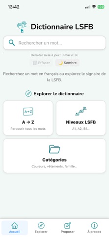 Dictionnaire LSFB Screenshot 1 of 7