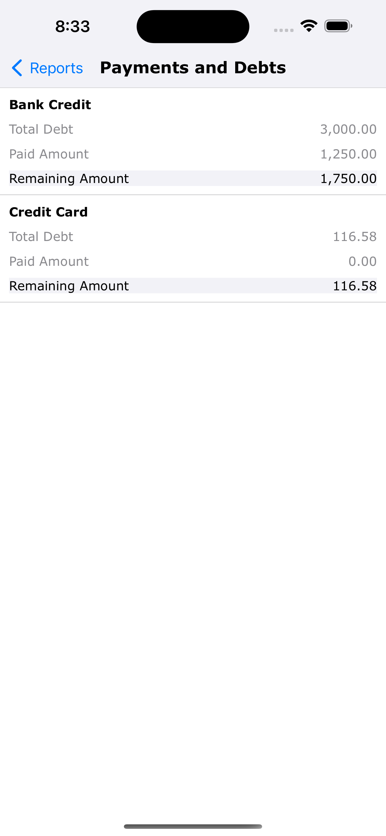 DebTra: Debt Tracking screenshot 8
