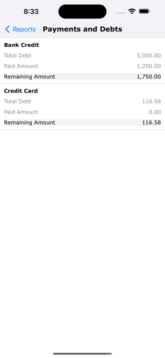 DebTra: Debt Tracking Screenshot 8 of 10