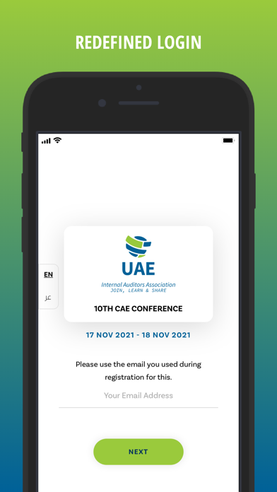 UAE IAA Events Screenshot