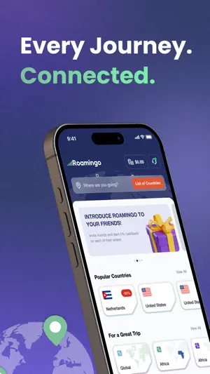 Roamingo eSIM screenshot 1