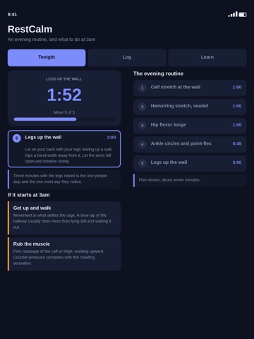 RestCalm-Restless Legs Relief iPad screenshot