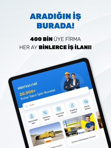 eleman.net = İş İlanları iPad screenshot 1