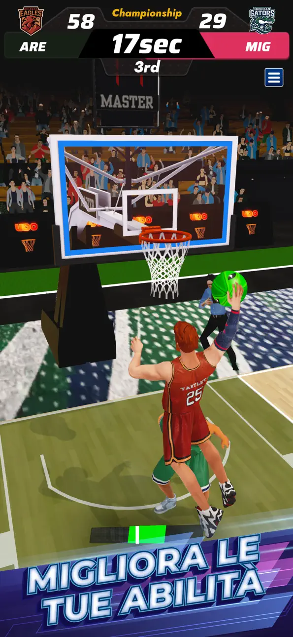 Basketball Master: Dunk Hero Hack screenshot 1 - iOS game interface