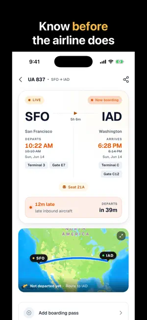 FlightFlow: Flight Tracker screenshot 1