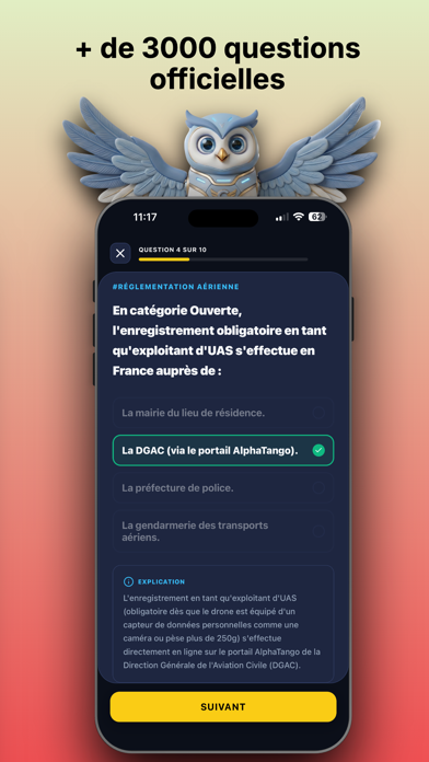 CertifDrone : Examen Drone Screenshot 4 of 8