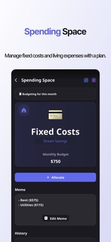 MoneyStack: Goal-Based Spaces screenshot