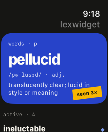 LexWidget: Vocabulary screenshot 10