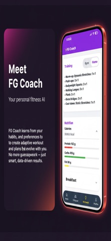 The FitGen App Screenshot 2 of 3