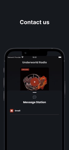 Underworld Radio iPhone screenshot