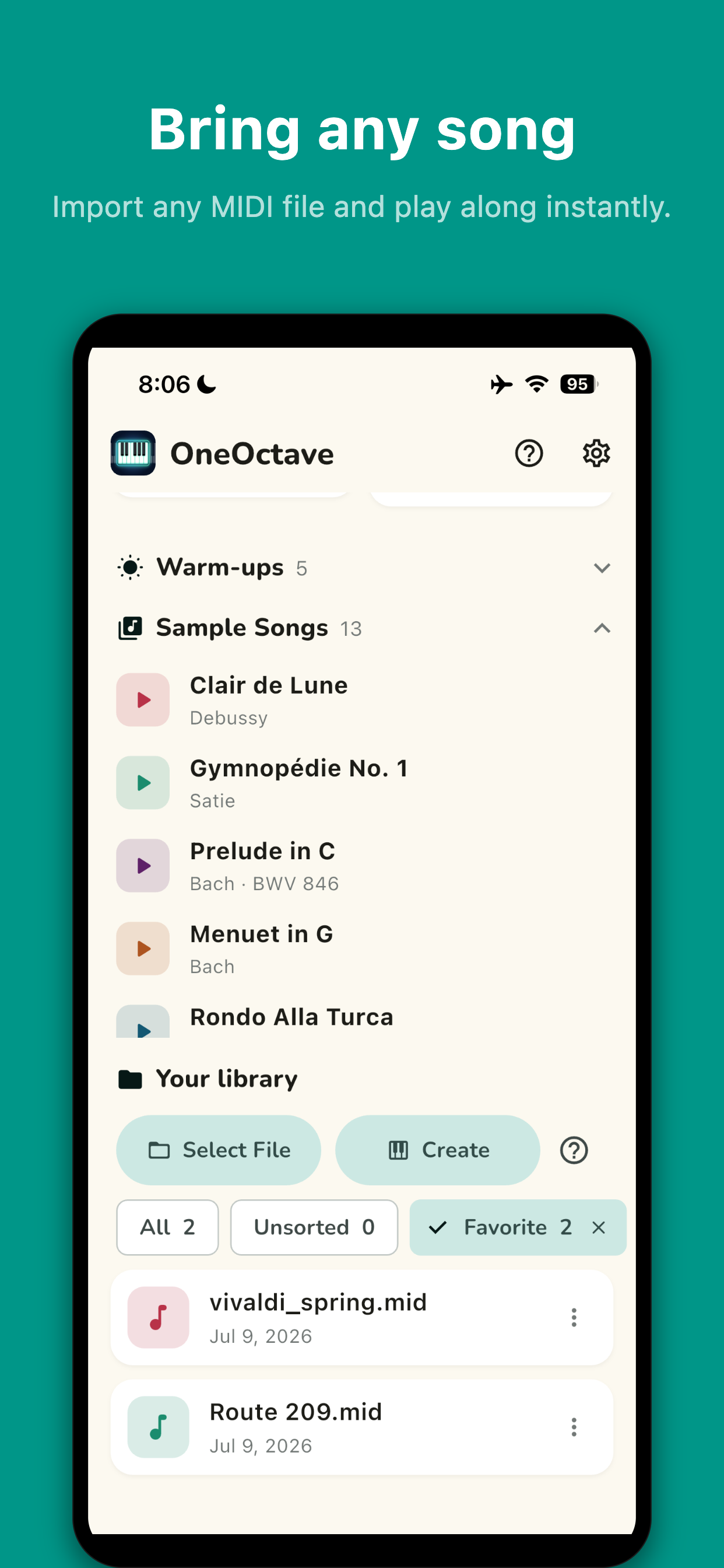 OneOctave – Play-Along Piano screenshot 6