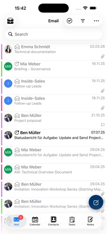 ISEC7 MAIL Screenshot 2 of 7