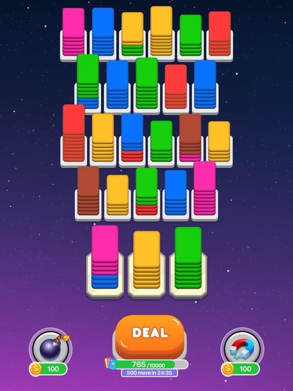 Screenshot #6 pour Card Shuffle - Color Sorting